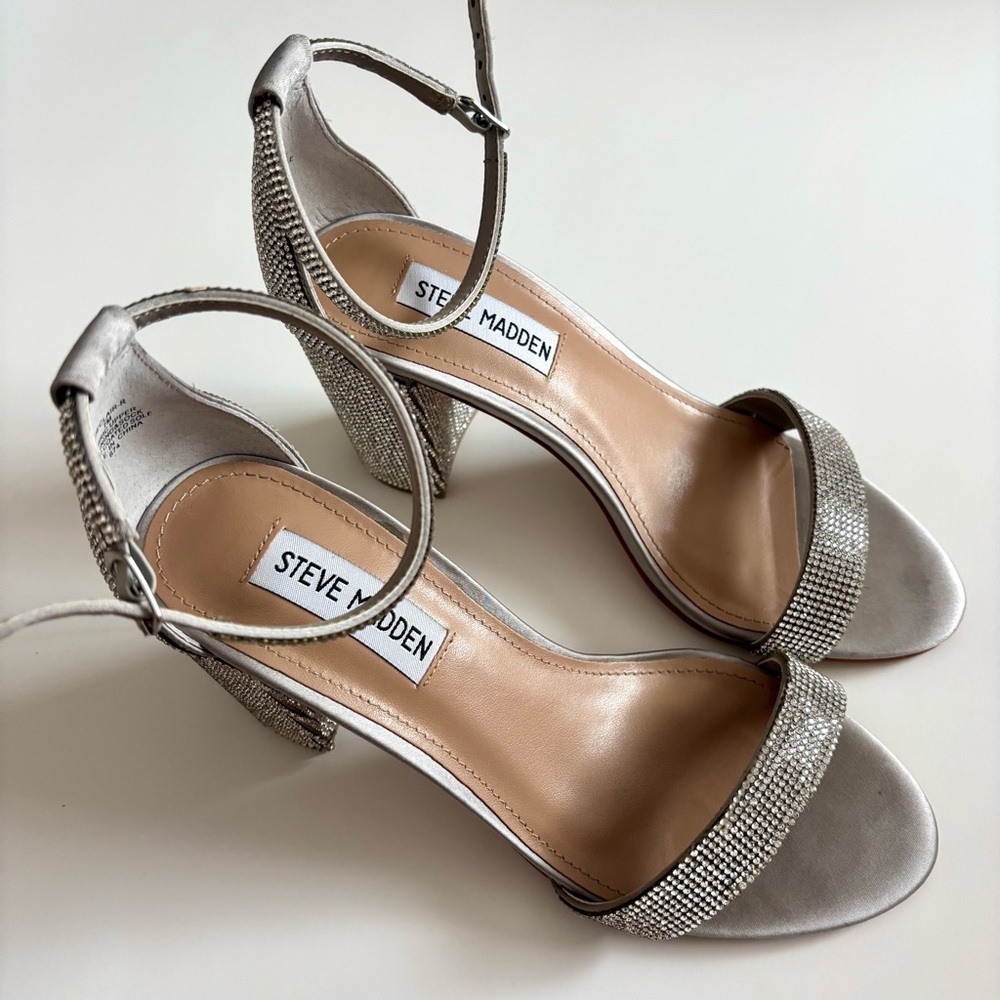 Steve Madden Declair Rhinestone Heels - Picture 3 of 9